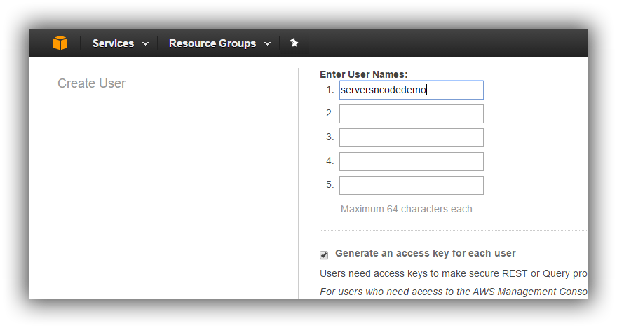 AWS IAM User