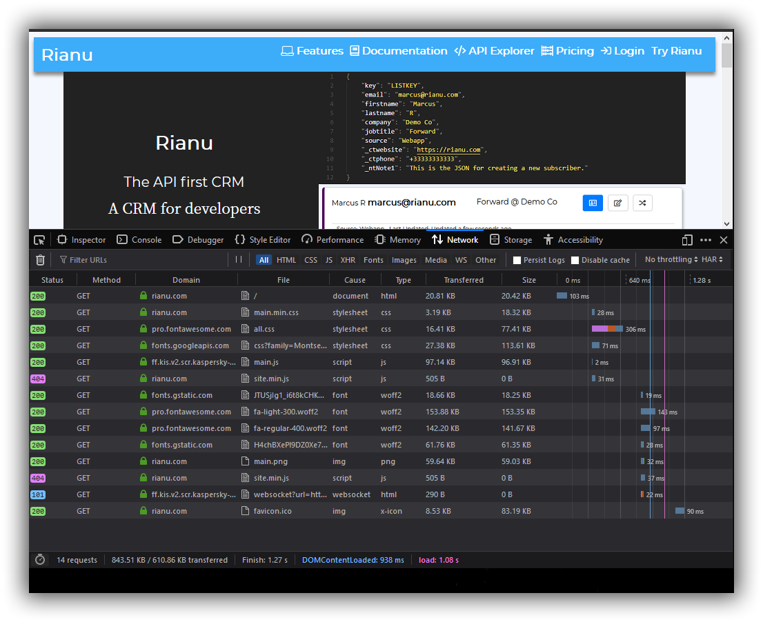 firefox website monitor